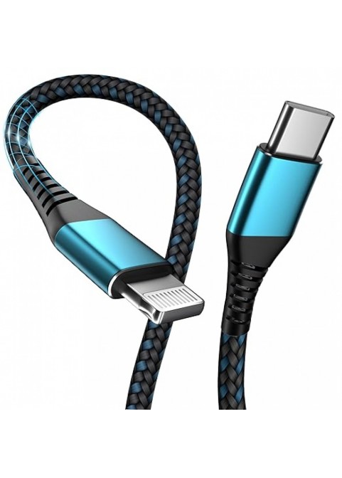 Certified 3 Pack Phone Charger 6ft (Blue)